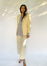 Load image into Gallery viewer, Vintage Cream Silk Blazer Jacket | XS - M
