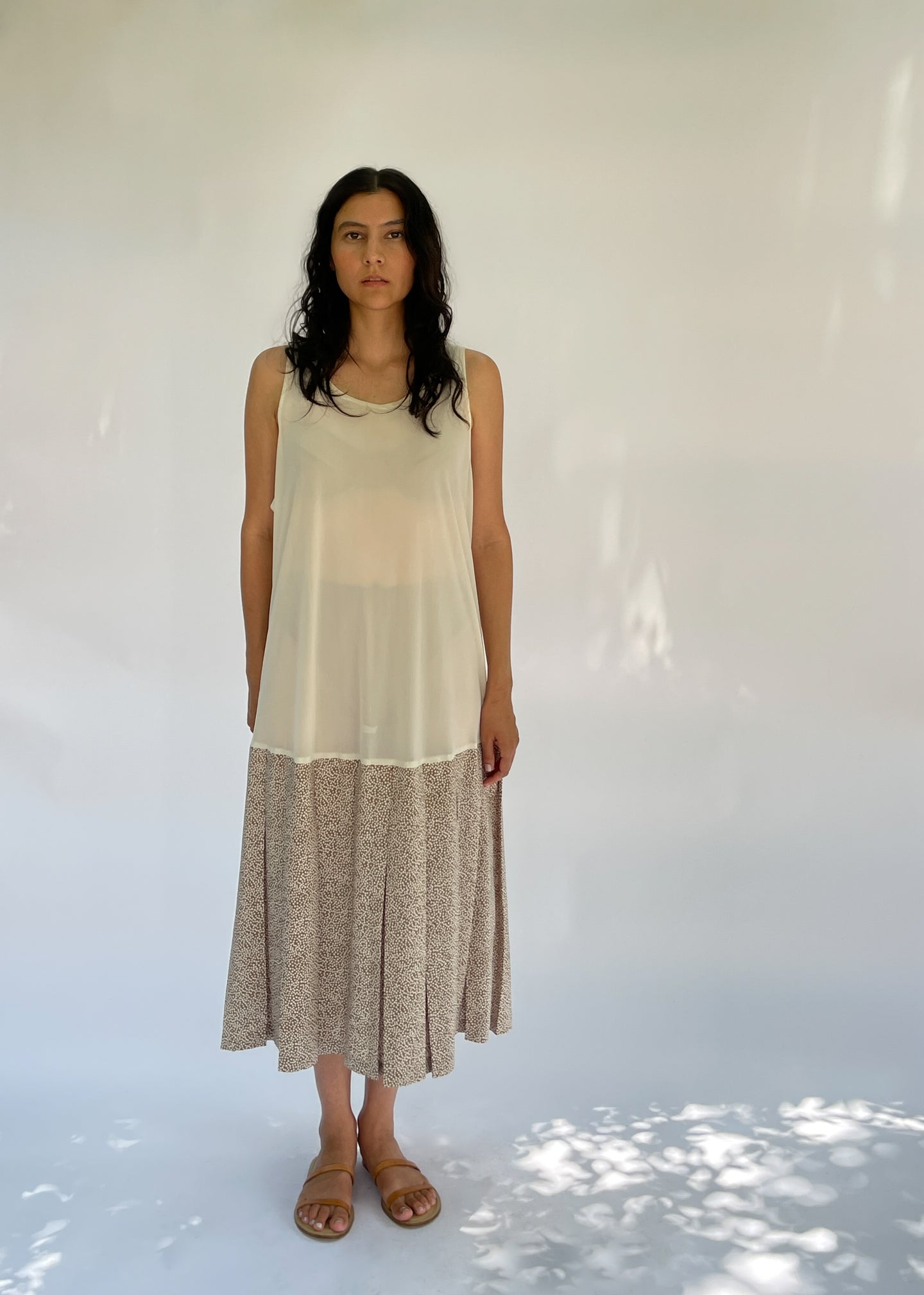 Vintage Sleeveless Dropwaist Maxi Dress | XS - L