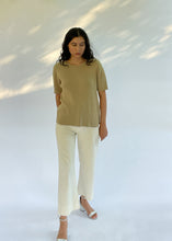 Load image into Gallery viewer, Vintage Tan Ribbed Shortsleeve Top | XS - L
