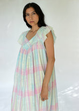 Load image into Gallery viewer, Vintage Pastel Plaid Cotton Dress | XS - L
