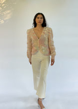 Load image into Gallery viewer, Vintage Sherbet Pink Mohair Cardigan | XS - L
