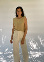 Load image into Gallery viewer, Vintage Tan Bouclé Sleeveless Top | XS - S
