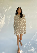Load image into Gallery viewer, Vintage Taupe Polka Dot Longsleeve Top | XS - L
